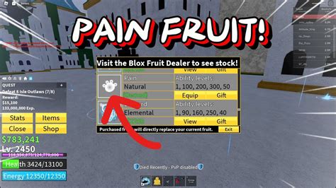 sense of duty blox fruits|pain and suffering blox fruits.